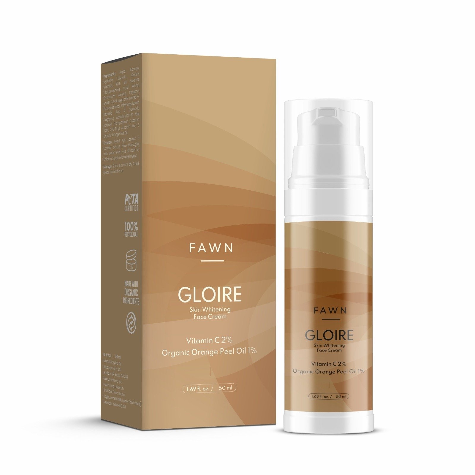 GLOIRE Whitening Face Cream - Fawn Incor