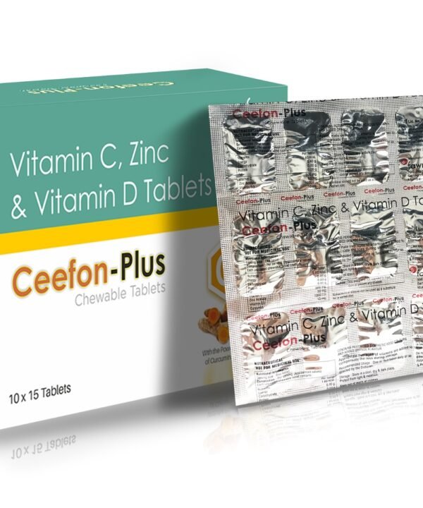 Vitamin C + Zinc & Vitamin D Tablets - CEEFON-PLUS