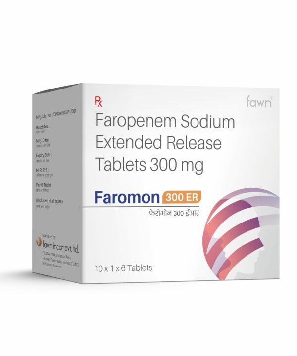 Faropenem Sodium 300 mg Extended release Tablets