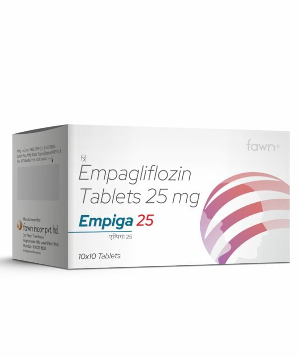 Empagliflozin 25 MG Tablets – EMPIGA 25 - Fawn Incor