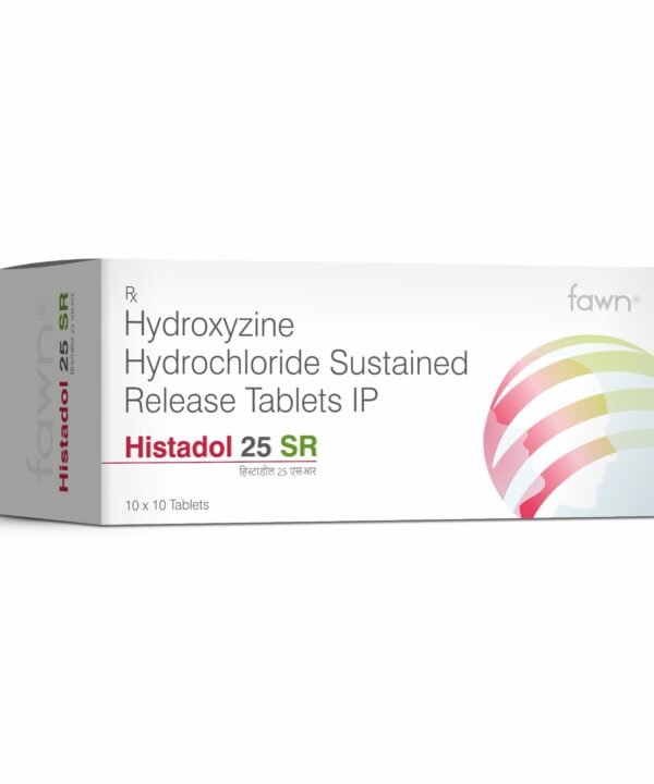 Hydroxyzine Hydrochloride Sustained Release Tablets – HISTADOL 25 SR Tablets - Fawn Incor