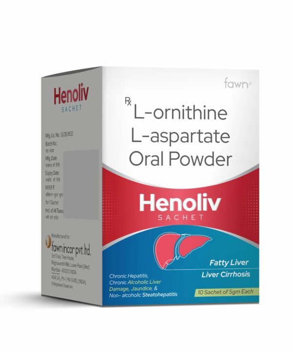 L-Ornithine L-Aspartate Oral Powder - HENOLIV Sachets