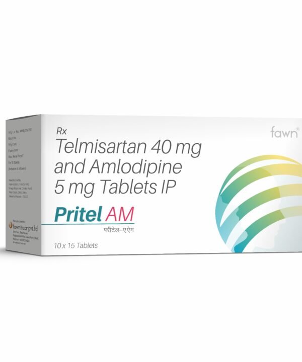 Telmisartan 40 Mg + Amlodipine 5 Mg Tablets - PRITEL AM Tablets
