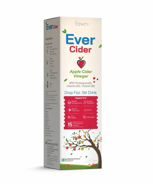 Apple Cider Vinegar with Pomegranate Effervescent Tablets - EVERCIDER Effervescent Tablets