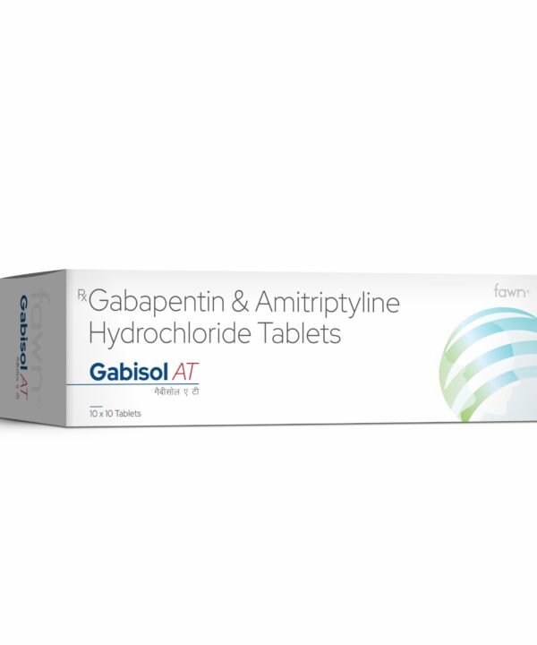 Gabapentin & Amitriptyline Tablets - GABISOL AT Tablets