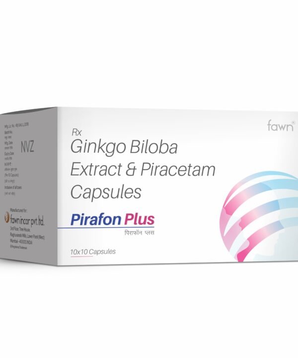 Ginkgo Biloba Extract & Piracetam Capsules - PIRAFON PLUS Tablets