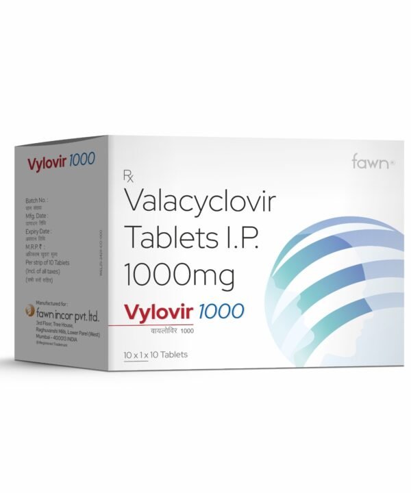 Valacyclovir 1000 Mg Tablets - VYLOVIR 1000 Tablets