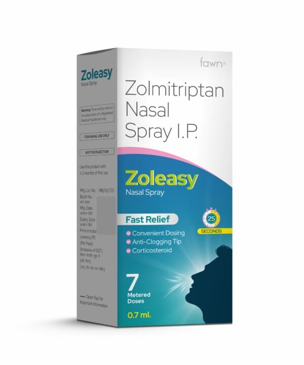 Zolmitriptan Nasal Spray - ZOLEASY Nasal Spray