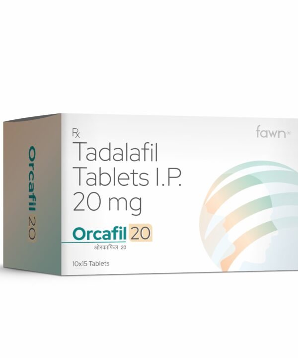 Tadalafil Tablets IP 20 Mg - ORCAFIL 20 Tablets