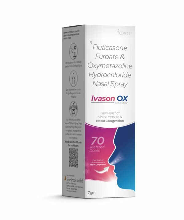 Fluticasone Furoate & Oxymetazoline Hydrochloride Nasal Spray - IVASON OX Nasal Spray