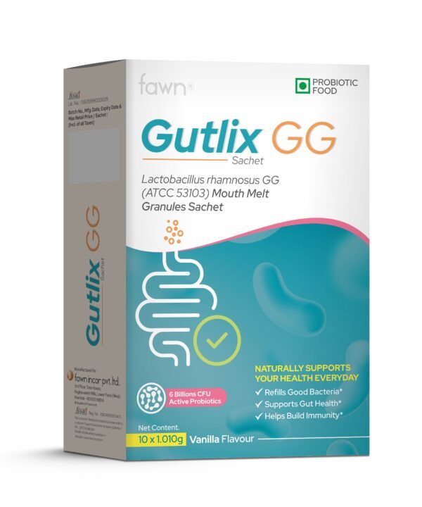 Lactobacillus rhamnosus GG ATCC 53103 - GUTLIX GG Sachet - Fawn Incor