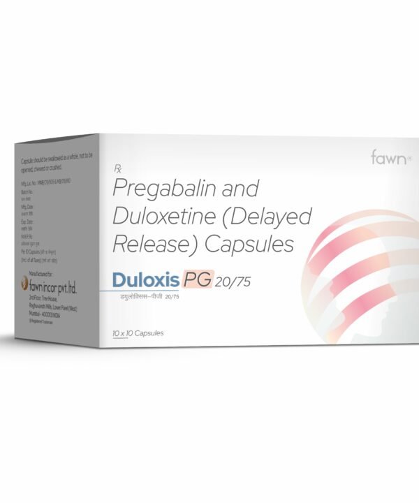 Pregabalin 75 Mg + Duloxetine 20 Mg - DULOXIS PG 2075 Capsules