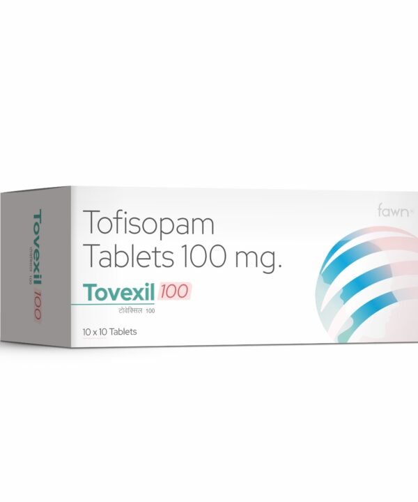 Tofisopam Tablets 100 Mg - TOVEXIL 100 Tablet