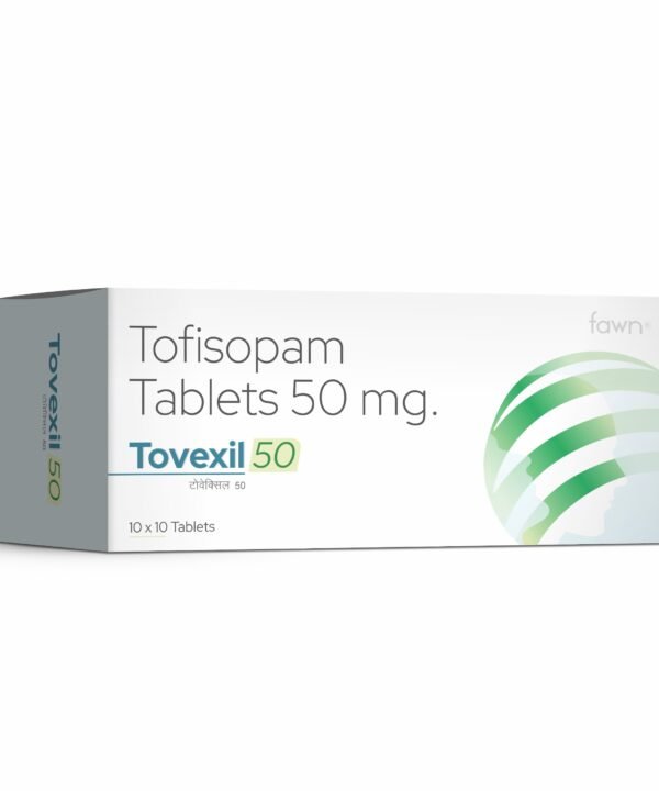 Tofisopam Tablets 50 Mg - TOVEXIL 50 Tablets