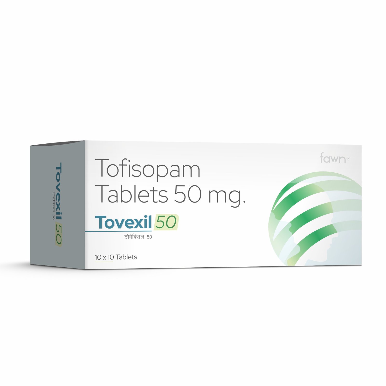 Tofisopam Tablets 50 Mg - TOVEXIL 50 Tablets