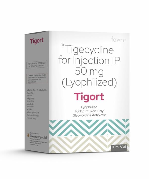 Tygacil Injection IP 50 Mg - TIGORT Injection