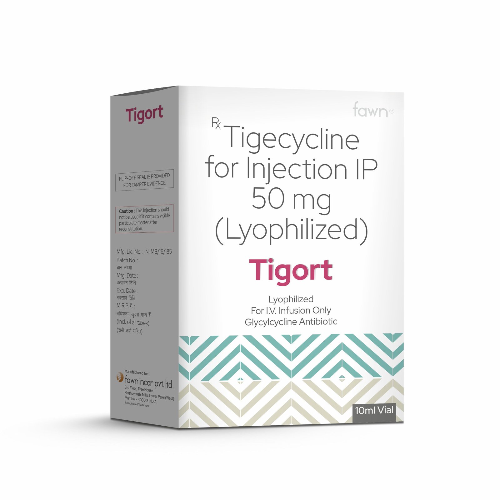 Tygacil Injection IP 50 Mg - TIGORT Injection