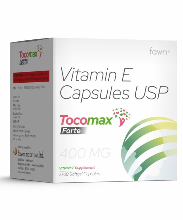 Vitamin E Capsules USP 400 Mg - Fawn Incor