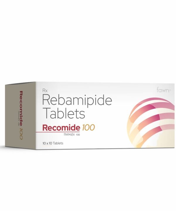Rebamipide Tablets 100 Mg - RECOMIDE 100 Tablets - Fawn Incor