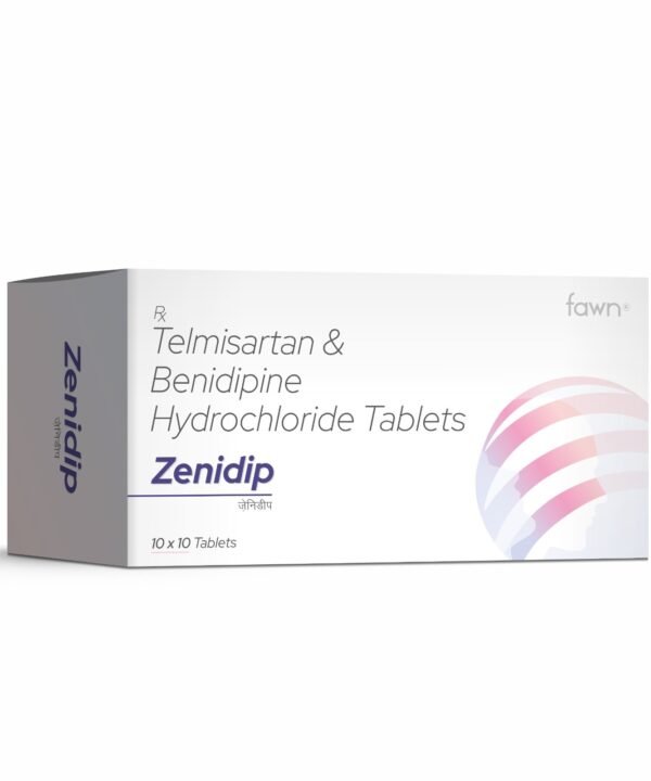 Telmisartan & Benidipine Hydrochloride Tablets - ZENIDIP Tablets - Fawn Incor