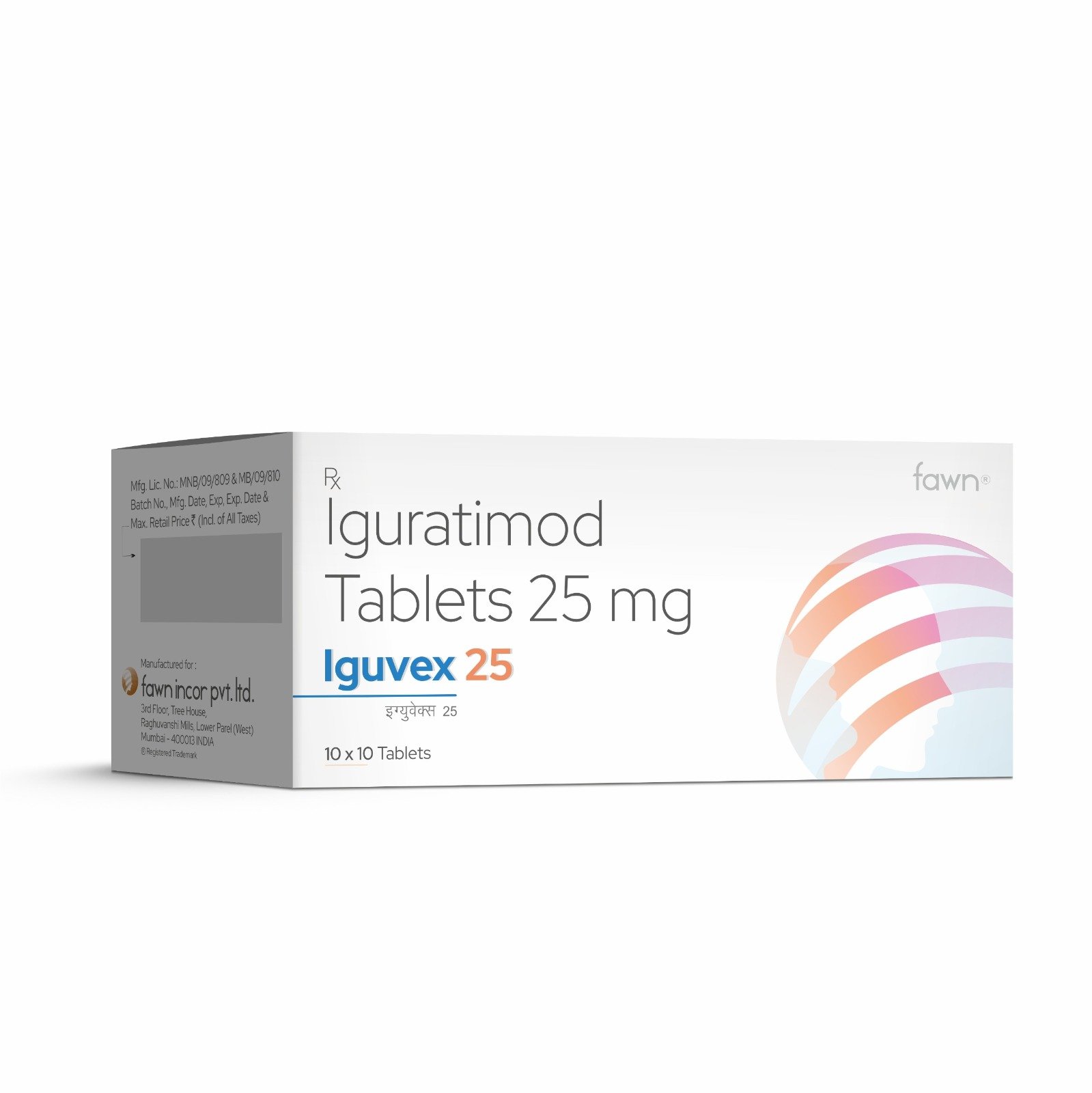 Iguratimod Tablets 25 Mg - IGUVEX 25 Tablets - Fawn Incor
