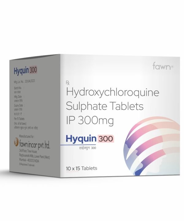 Hydroxychloroquine Sulphate Tablets IP 300 Mg - HYQUIN 300 Tablets