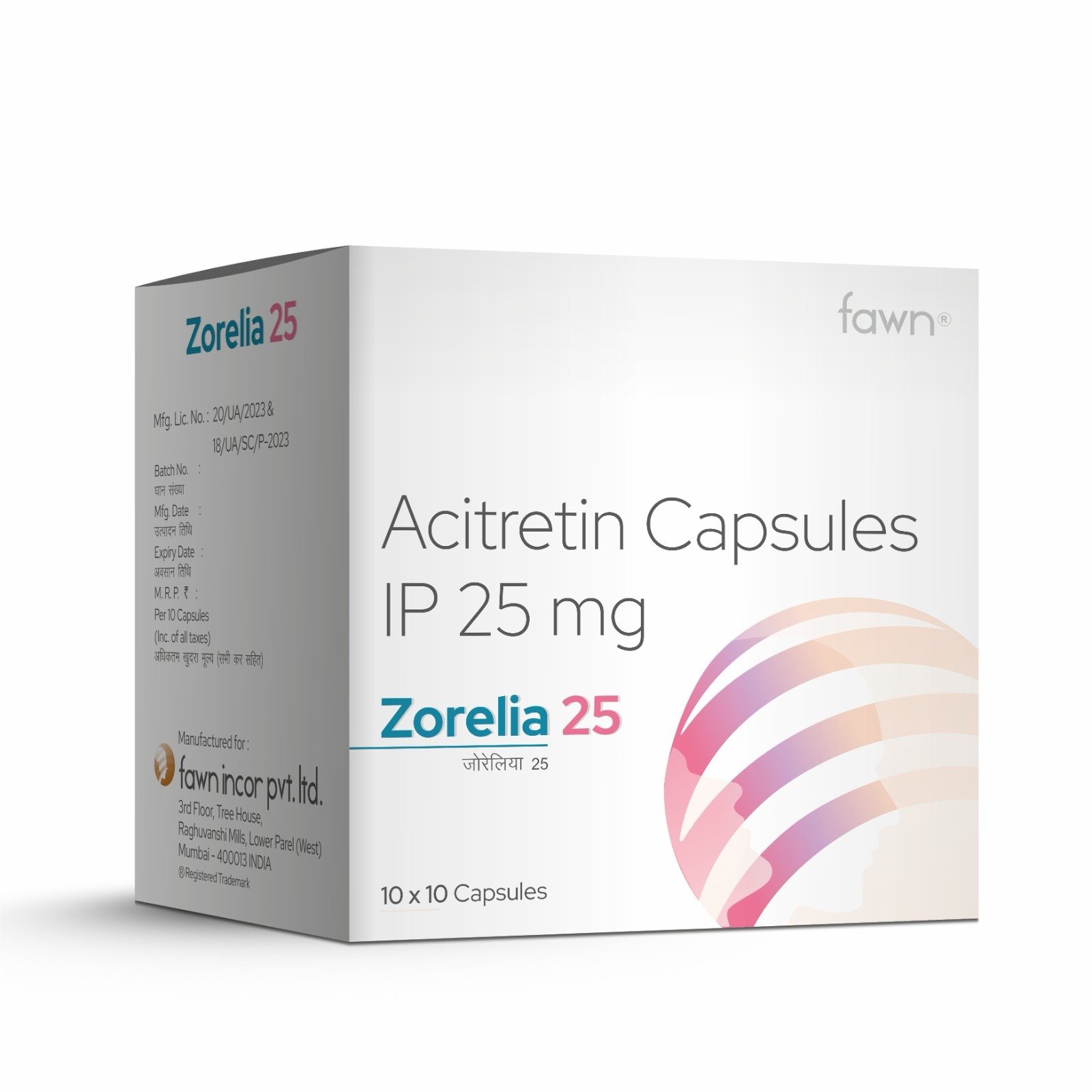 Acitretin Capsules IP 25 Mg - ZORELIA 25 Capsules