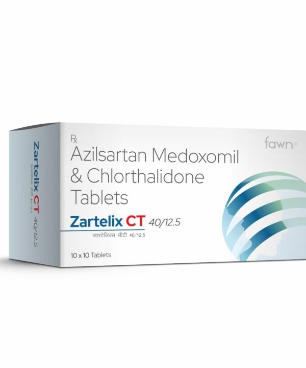 Fawn Incor - Azilsartan Medoxomil & Chlorthalidone Tablets - ZARTELIX CT 40-12.5 Tablets