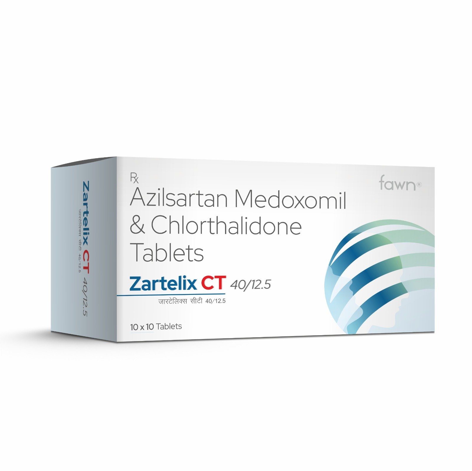 Azilsartan Medoxomil & Chlorthalidone Tablets - ZARTELIX CT 40-12.5 Tablets