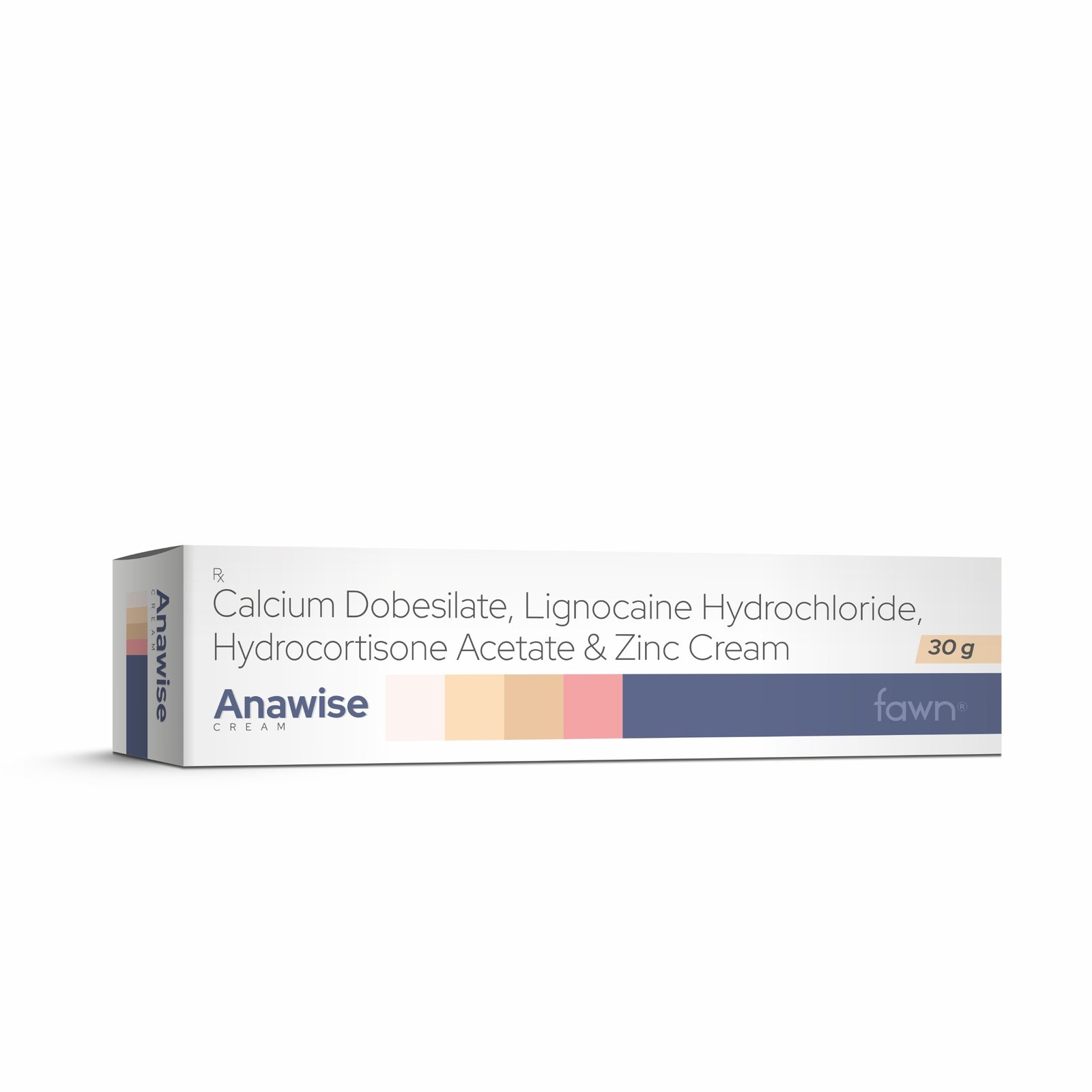 Calcium Dobesilate, Lignocaine Hydrochloride, Hydrocortisone Acetate & Zinc Cream - ANAWISE Cream