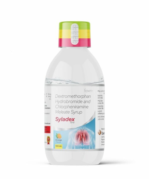 Dextromethorphan Hydrobromide & Chlorpheniramine Maleate Syrup - SYLADEX Syrup - Fawn Incor