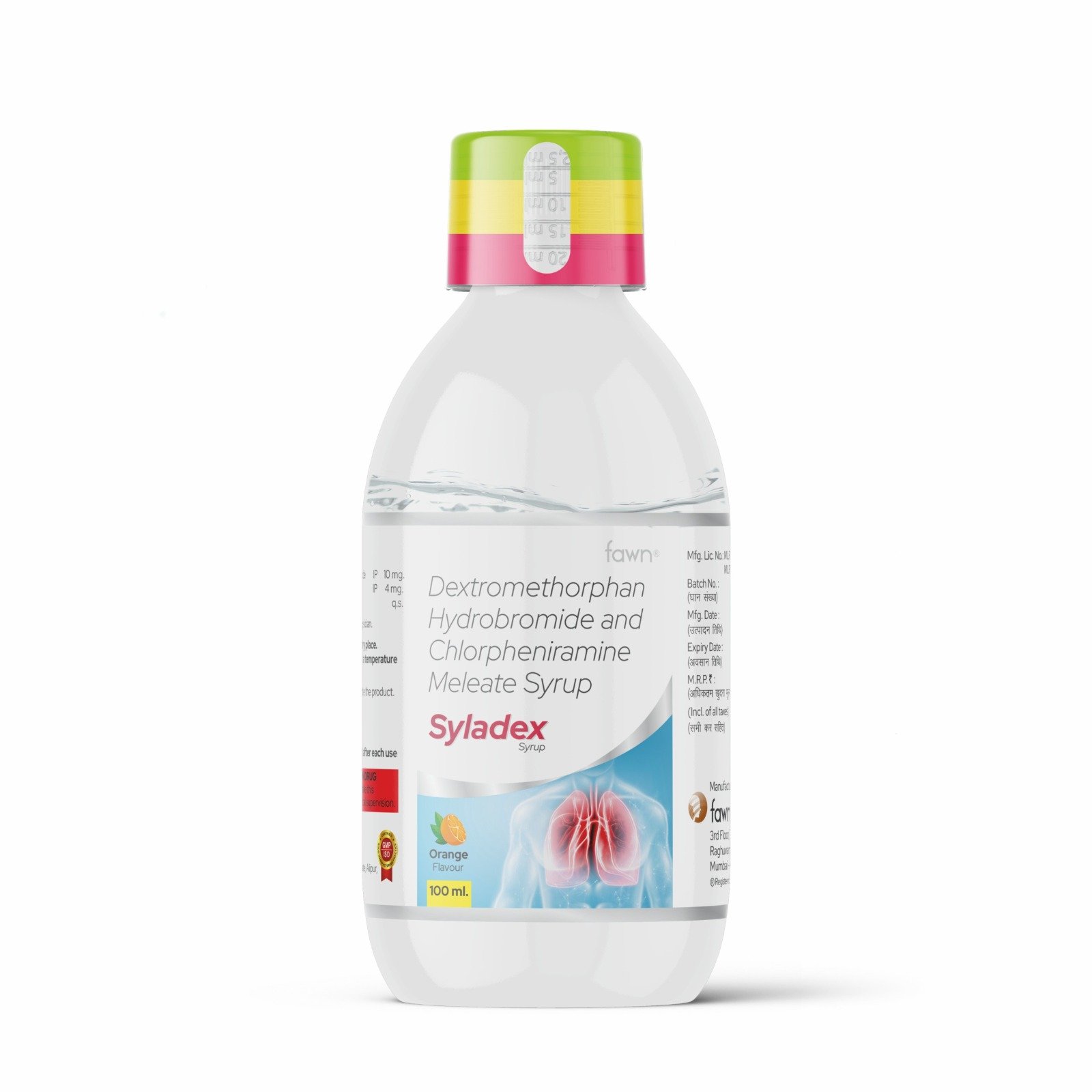 Dextromethorphan Hydrobromide & Chlorpheniramine Maleate Syrup - SYLADEX Syrup - Fawn Incor