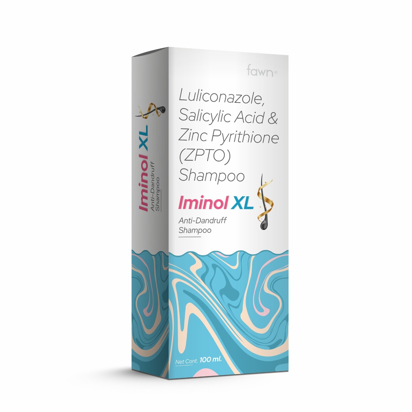 Luliconazole, Salicylic Acid & Zinc Pyrithione Shampoo - IMINOL XL Shampoo