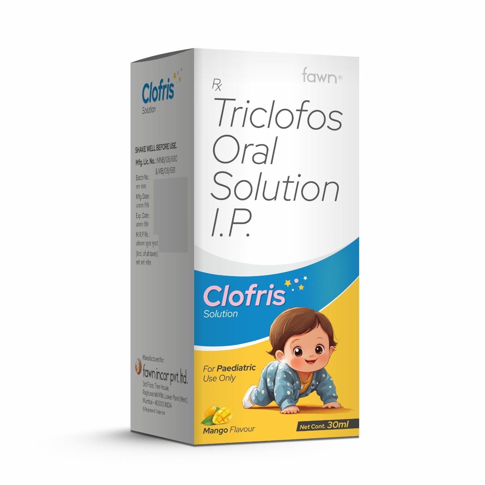 Triclofos Oral Solution IP - CLOFRIS Syrup