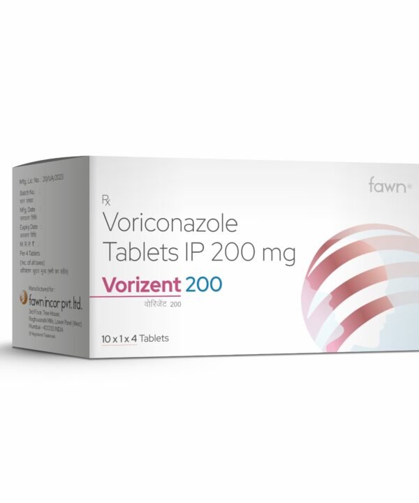 Fawn Incor -Voriconazole Tablets IP 200 Mg - VORIZENT 200 Tablets