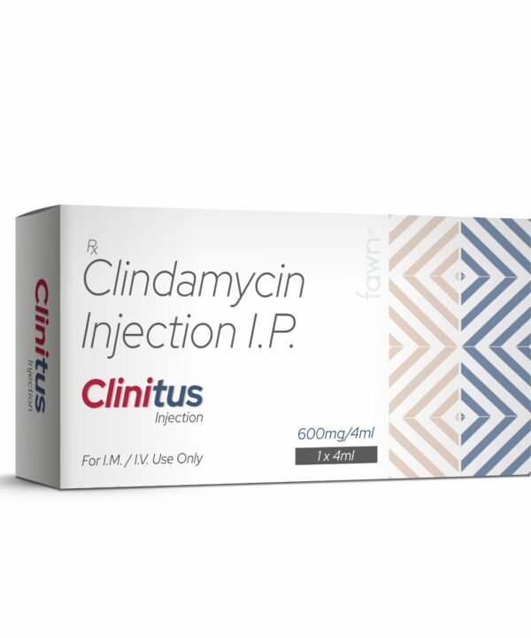 Clindamycin Injection IP 600 Mg - CLINITUS Injection - Fawn Incor