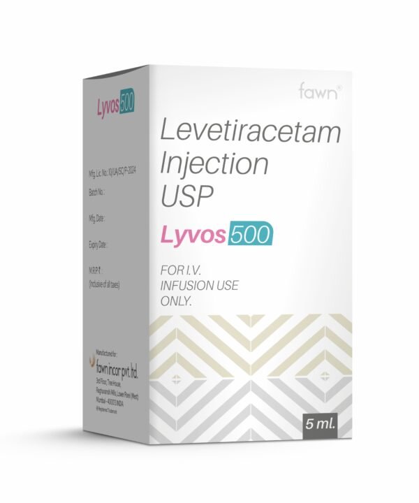 Levetiracetam Injection USP - LYVOS 500 Injection - Fawn Incor
