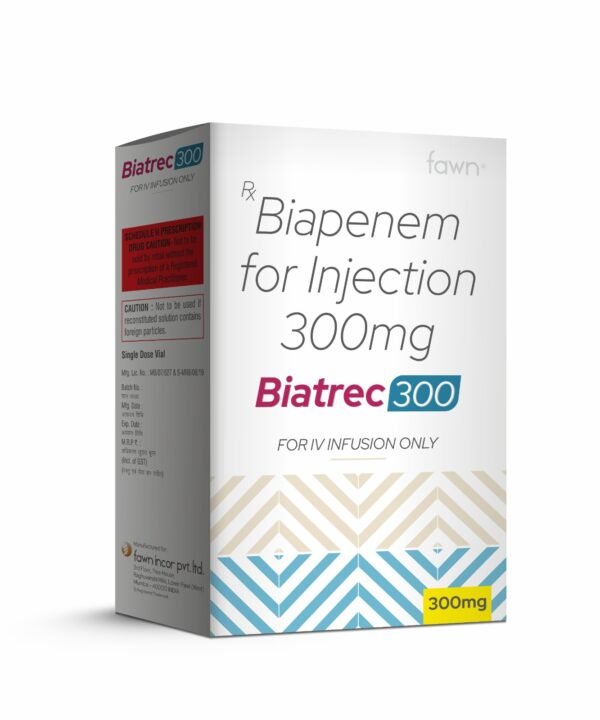 Biapenem for Injection 300 Mg - BIATREC 300 Injection - Fawn Incor