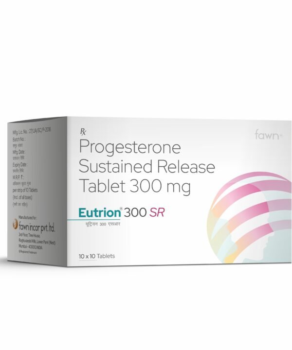 Fawn Incor -Progesterone Sustained Release Tablets 300 Mg - EUTRION 300 SR