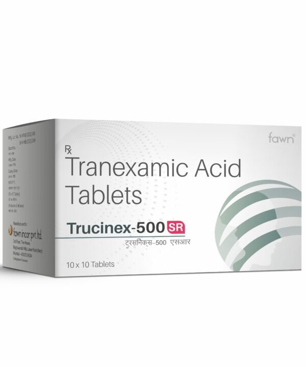 Fawn Incor - TRUCINEX 500 SR - Tranexamic Acid Tablet IP 500 Mg