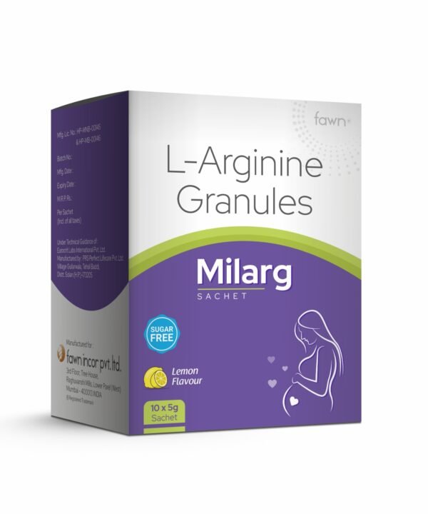 L-Arginine Granules Sachet - MILARG Sachets - Fawn Incor
