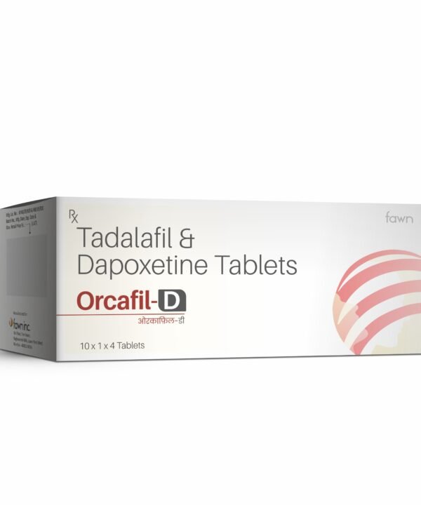 ORCAFIL D - Tadalafil & Dapoxetine Tablets - Fawn Incor