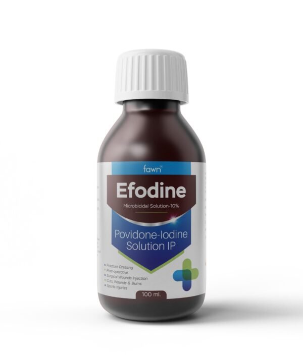 Povidone Iodine Solution IP - EFODINE Solution - Fawn Incor
