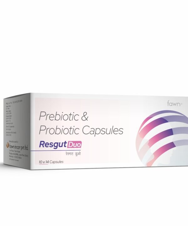 Prebiotic & Probiotic Capsules - RESGUT DUO Capsules - Fawn Incor