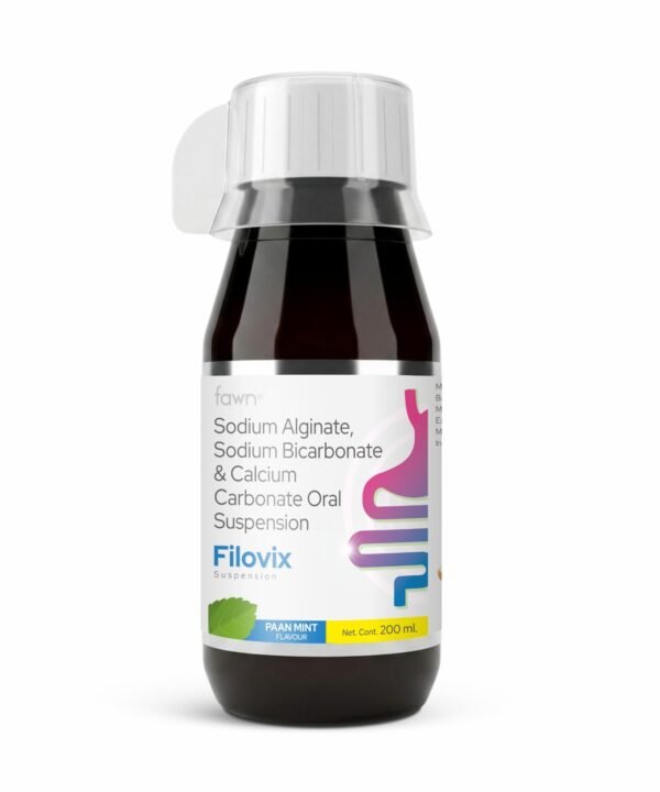 Sodium Alginate, Sodium Bicarbonate & Calcium Carbonate Oral Suspension - FILOVIX Suspension