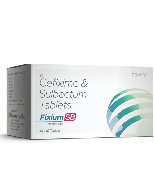 Cefixime & Sulbactam Tablets - FIXIUM SB Tablets - Fawn Incor