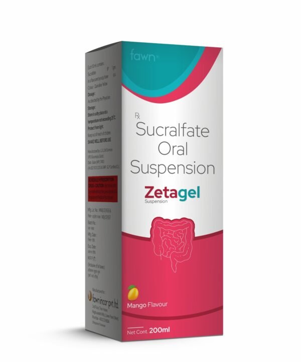 Fawn Incor - ZETAGEL Suspension - Sucralfate Oral Suspension