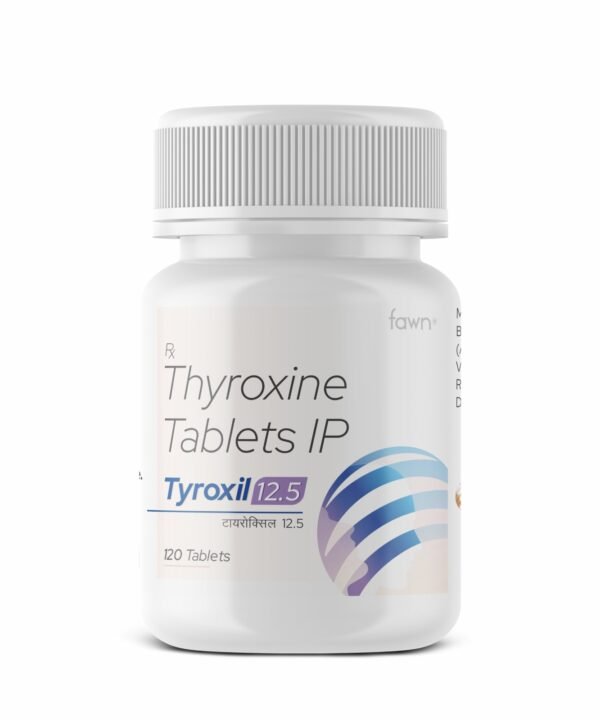 Thyroxine Tablets IP 12.5 Mg - TYROXIL 12.50 Tablets - Fawn Incor