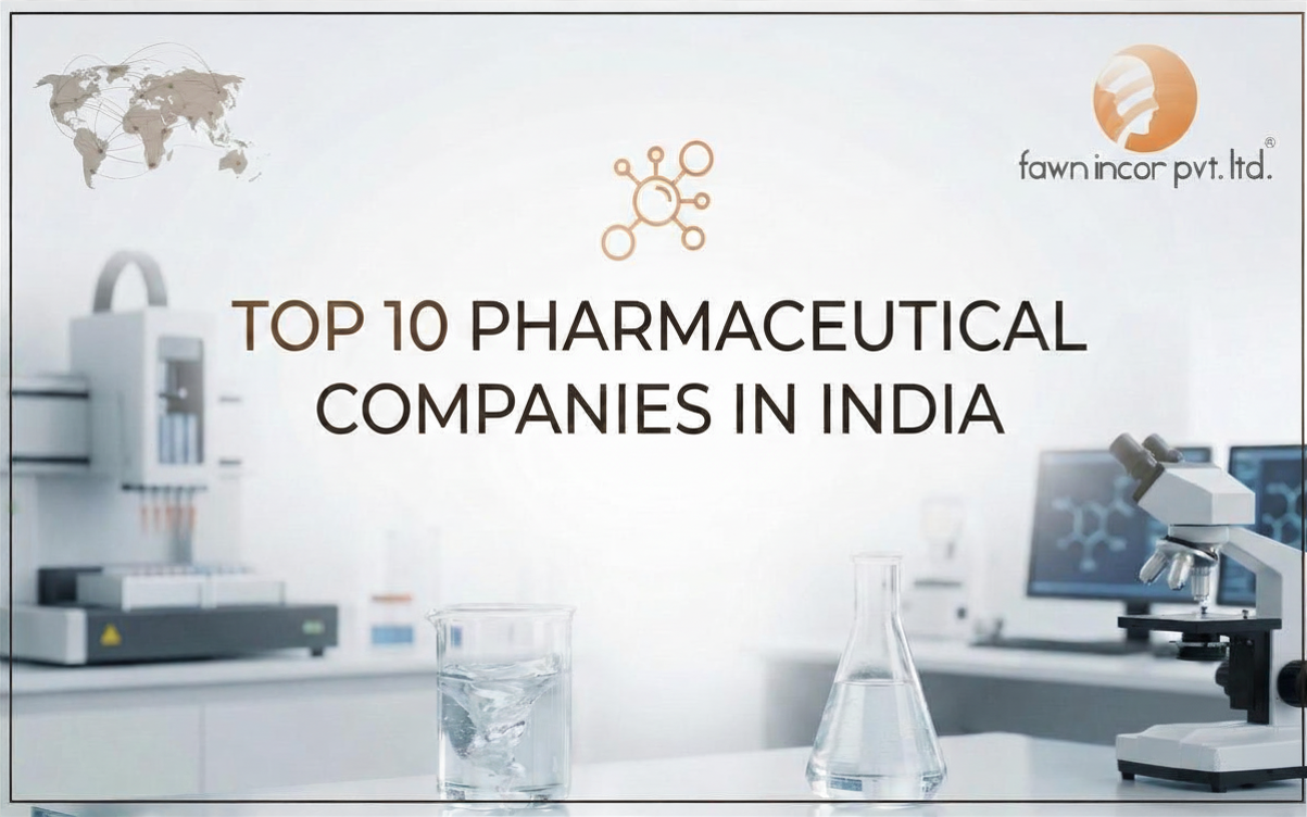 Top 10 Pharmaceutical Companies in India - Fawn Incor