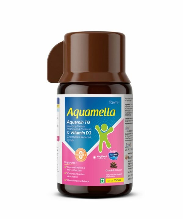Aquamin TG (supplying calcium magnesium 72 mineral) vitamin D3 Syrup - AQUAMELLA Syrup - Fawn Incor